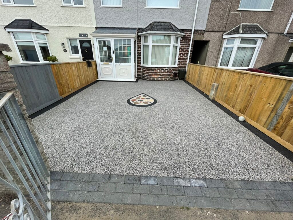 Custom Home Resin Driveway