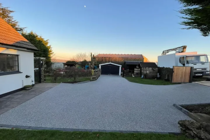 resin bound surfaces good in winter - drive after installation