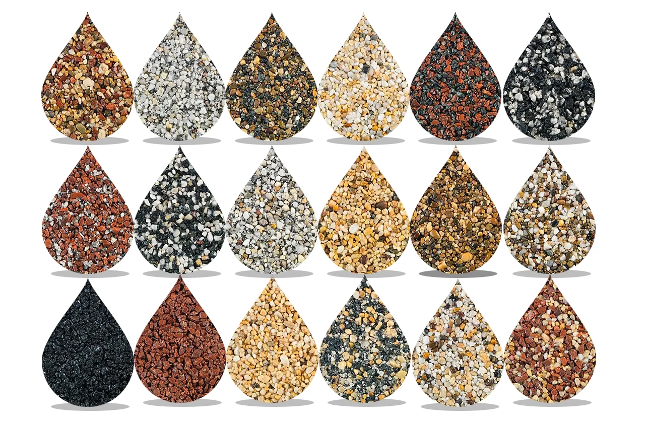 40+ Resin Bound Gravel Colours