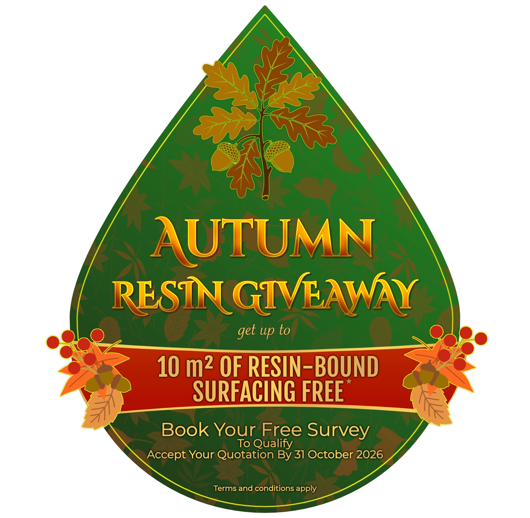 PREMIER RESIN DRIVES Advert Discount