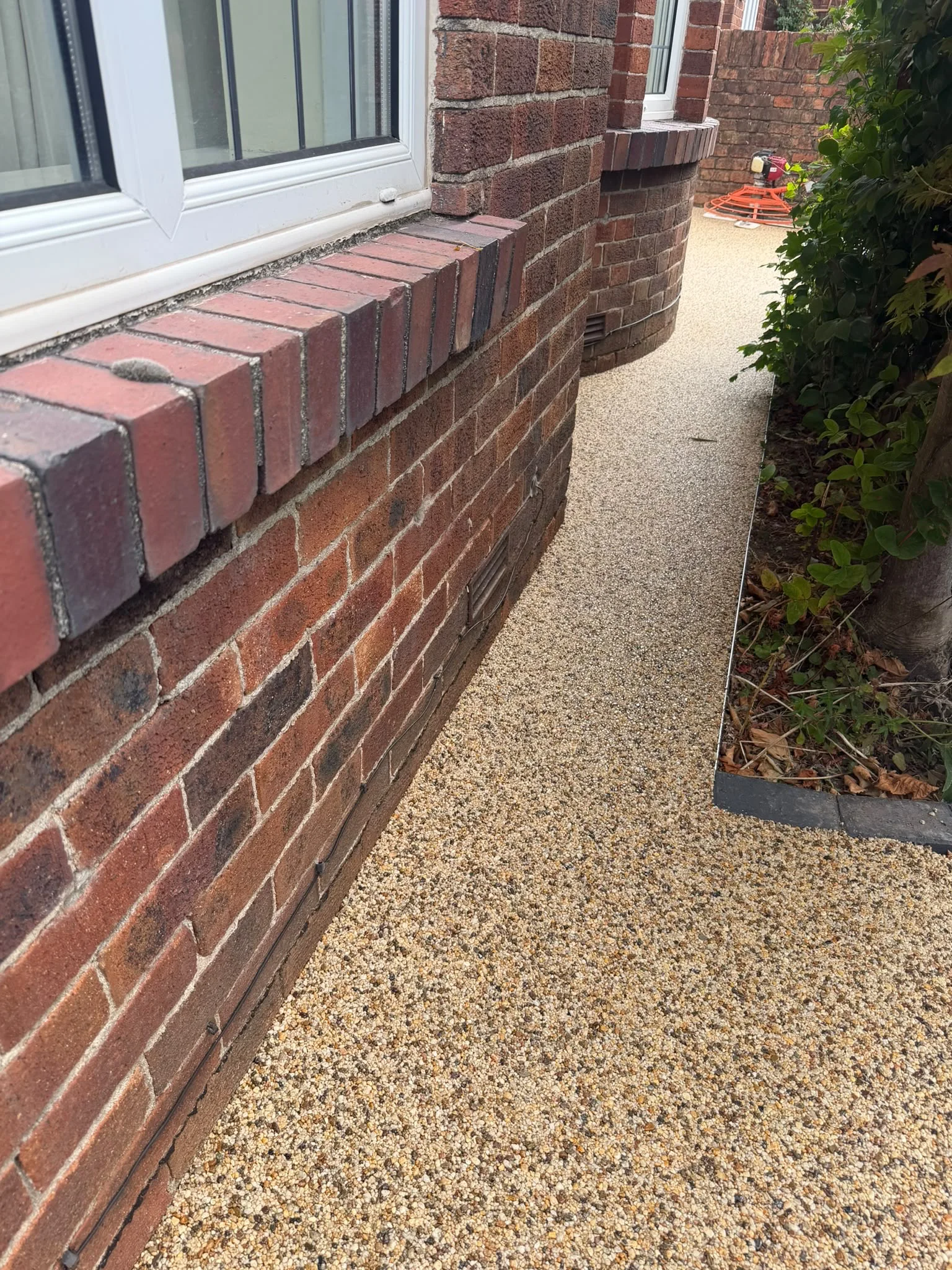 The completed driveway and front garden, Rhiwbina, Cardiff 