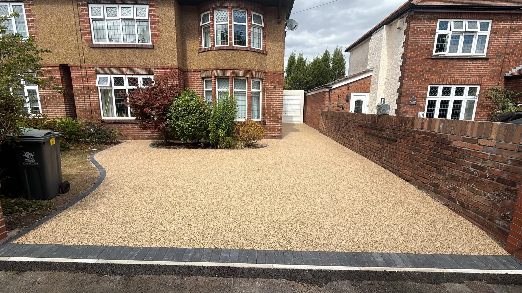 Resin Bound Driveway & Front Garden Transformation, Rhiwbina, Cardiff