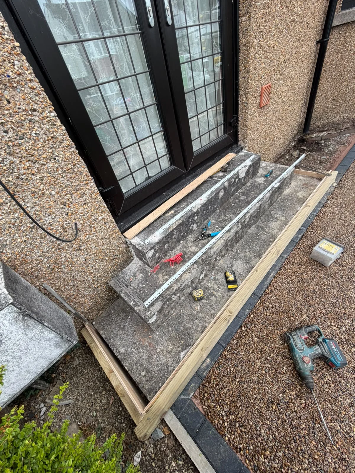starting steps - measuring up and preparing